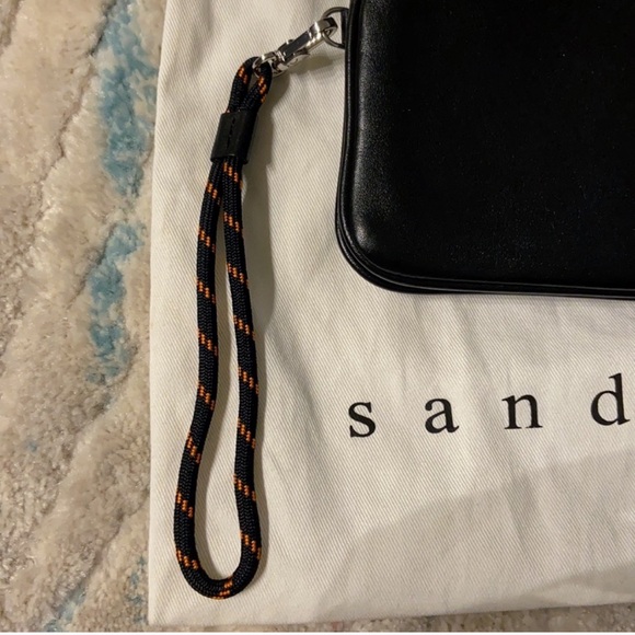 Sandro Soft leather wristlet. - Picture 3 of 12